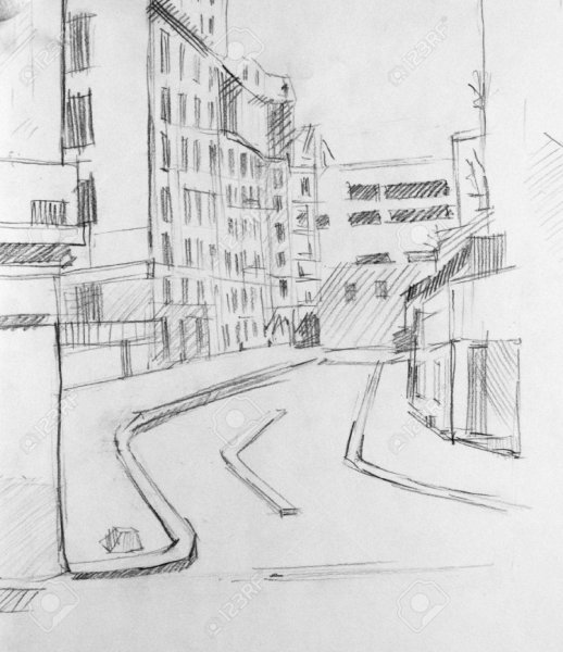 Город карандашом