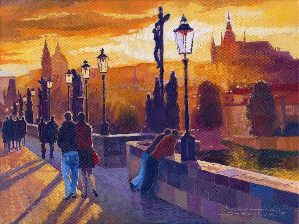 Австрийский художник Bernhard Vogel