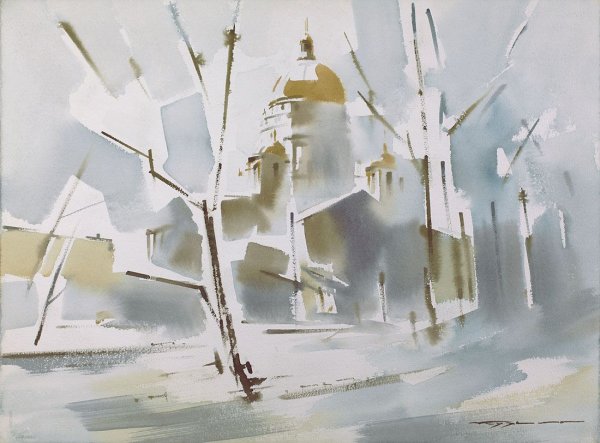 Константин Куземин акварель