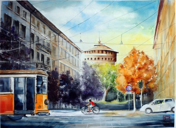 Художник Филипп Кубарев. Новый Арбат