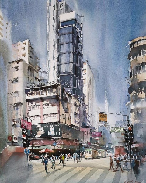 Акварель Kwan Yeuk pang