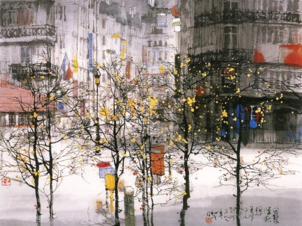 Художник Лиу Маошан