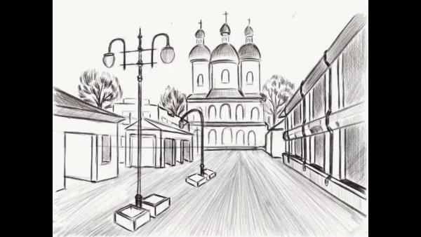 Пленэрные зарисовки города Пушкина