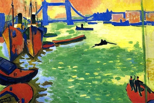 Анри Матисс. Вид Коллиура. 1905