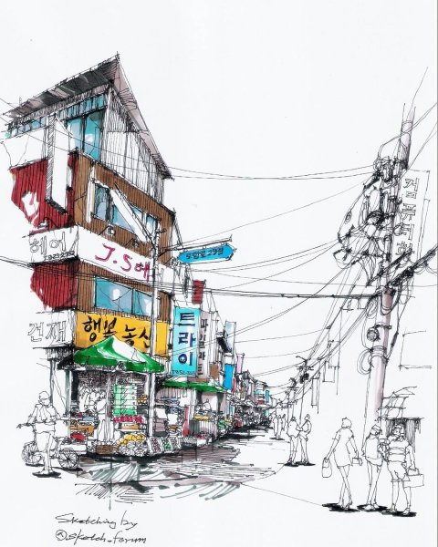 Пейзажи из манги