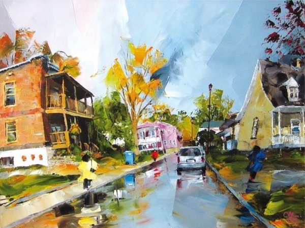 Канадский художник Albini LEBLANC.