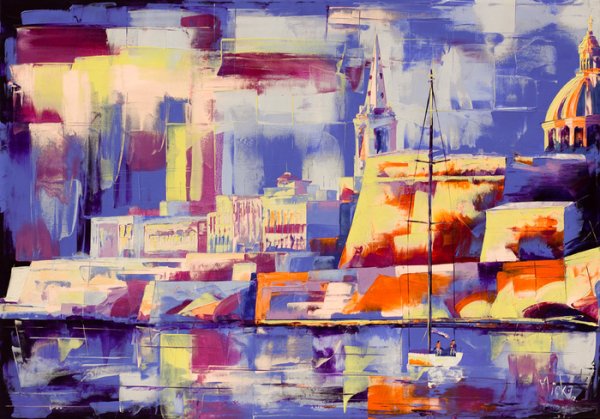 Широкие мазки в живописи