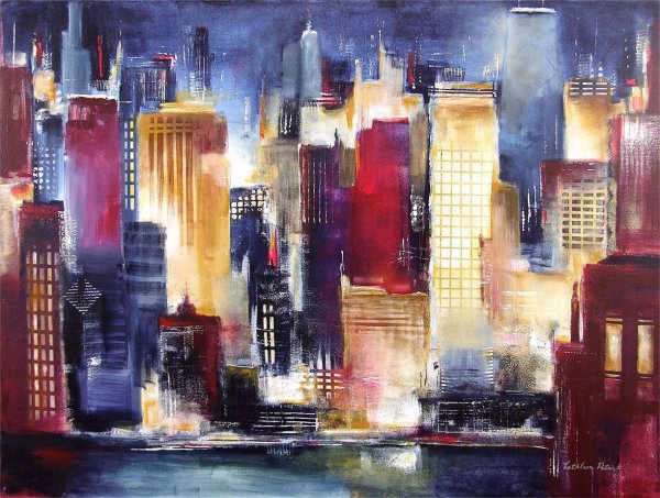 Абстрактный городской пейзаж