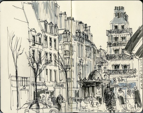 Париж в графике