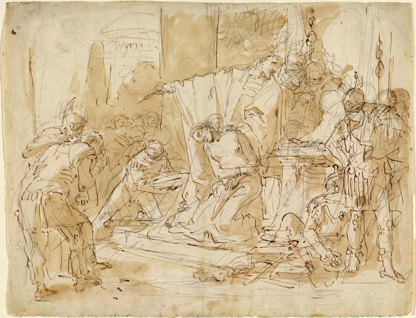 Тьеполо жертвоприношение Ифигении