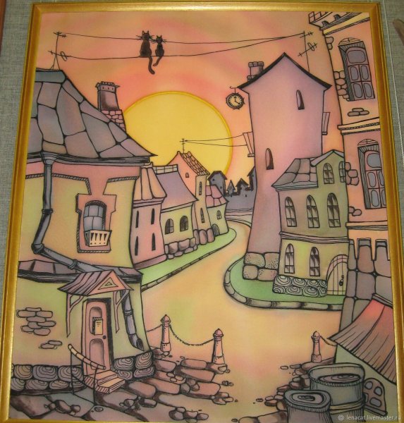 Холодный батик город