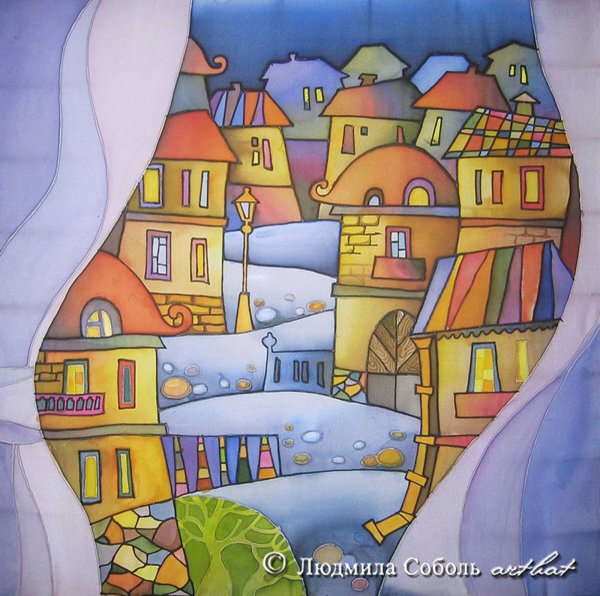 Людмила Соболь батик город