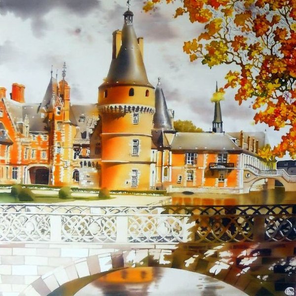 Холодный батик город