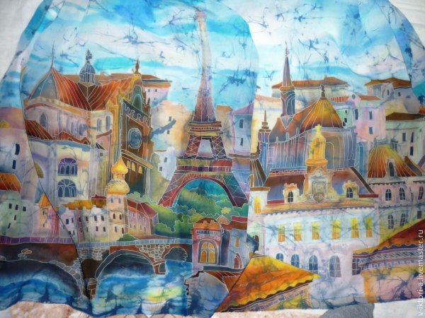 Храмы России батик