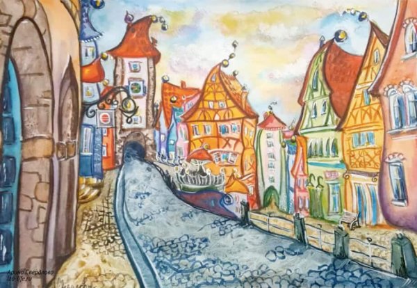 Батик пейзаж