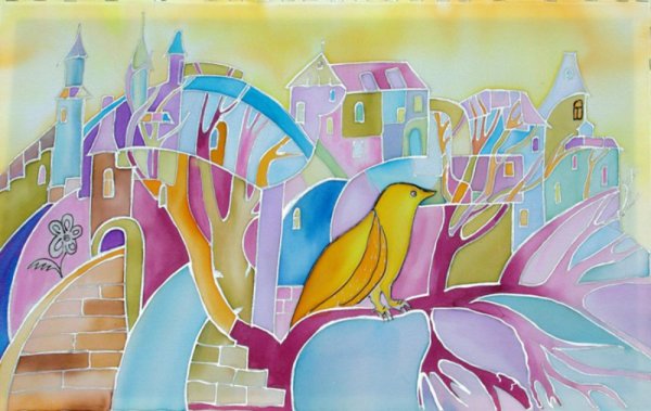 Елена Степина батик живопись