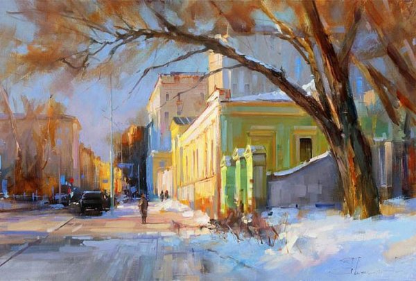 Городской пейзаж. Картины. Дмитрий Даниш.