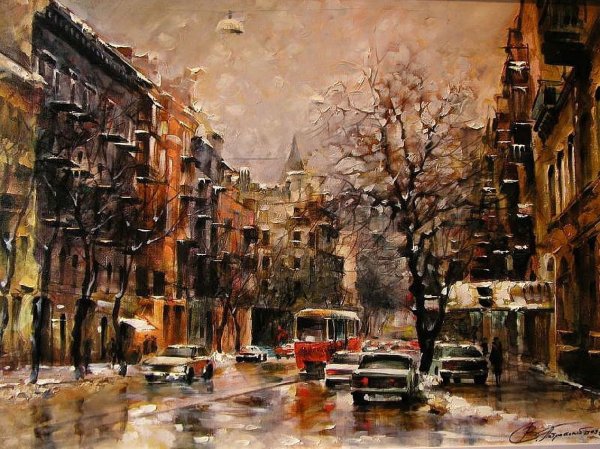 Леонид Афремов трамвай