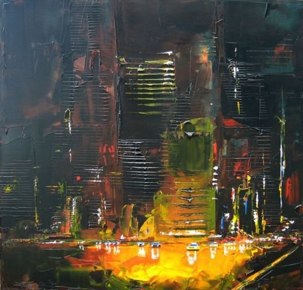 Масло мастихин Париж трамвай