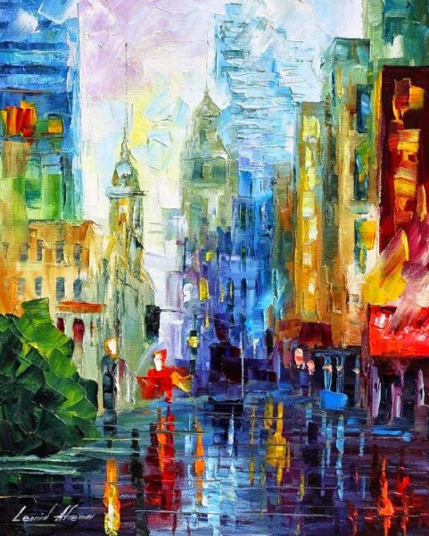 Живопись мастихин Kal Gajoum