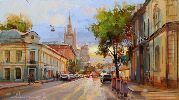 Живопись,Елена Полуян, Москва и улицы