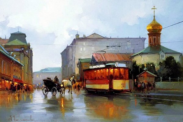 Живопись , Алексей Шалаев , пейзаж, Москва