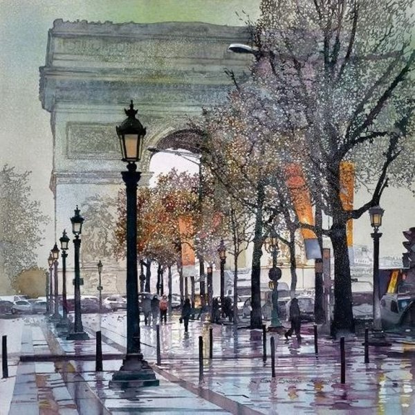 Художник John Salminen Париж