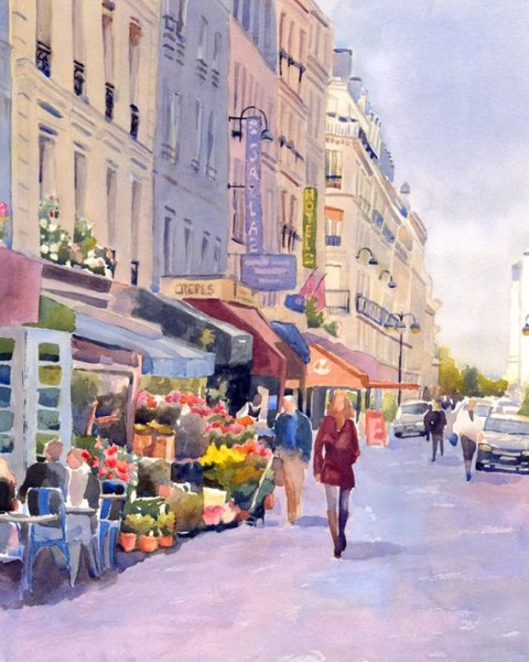 Городской пейзаж Рикардо Санц