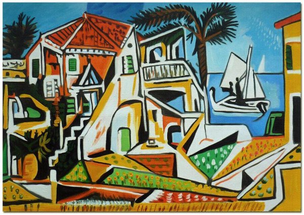 Пикассо Средиземноморский пейзаж
