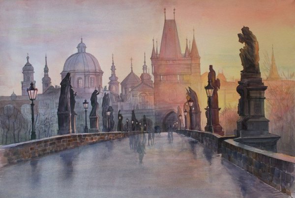 Юрий Шевчук художник Прага картины