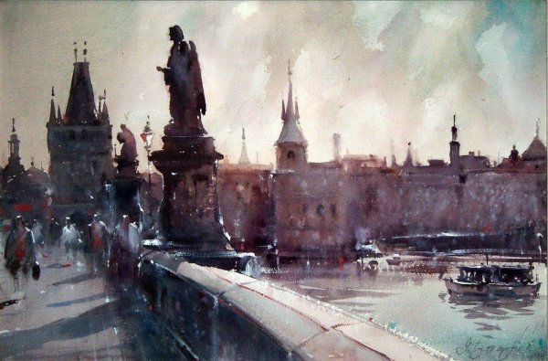 Городской пейзаж Прага