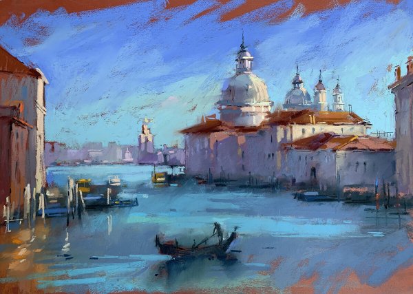 Пастели Ирины Климовой города