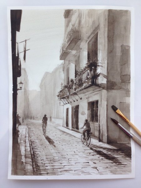 Картины гризайль Андре Бове