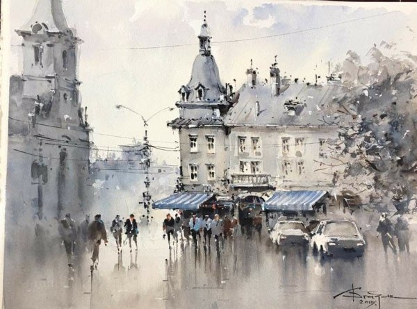 Корнелиу Драган художник картины