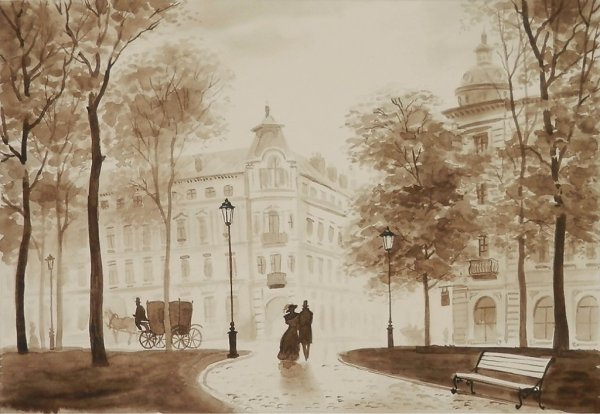 Александр Болотов старинный Петербург