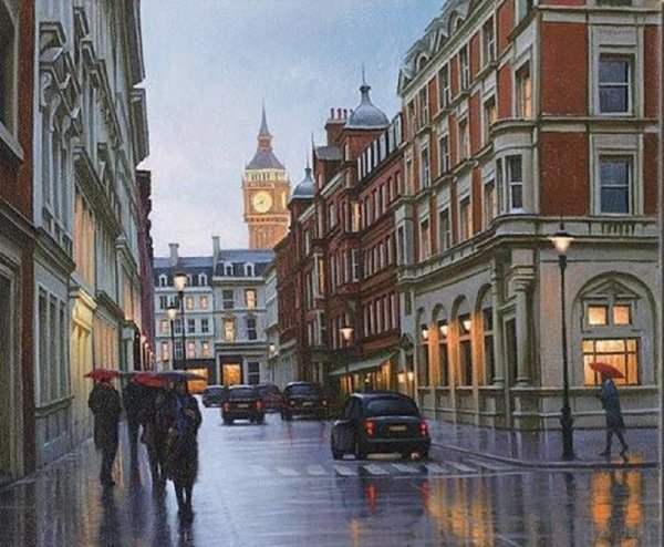 Амстердам пейзаж Алексей Бутырский