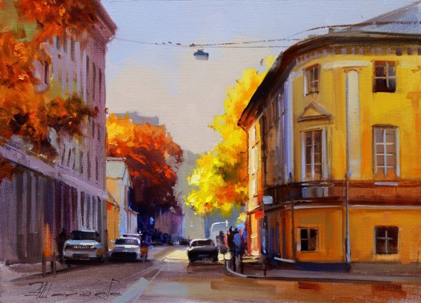 Алексей Бутырский Сумерки зимние Москва