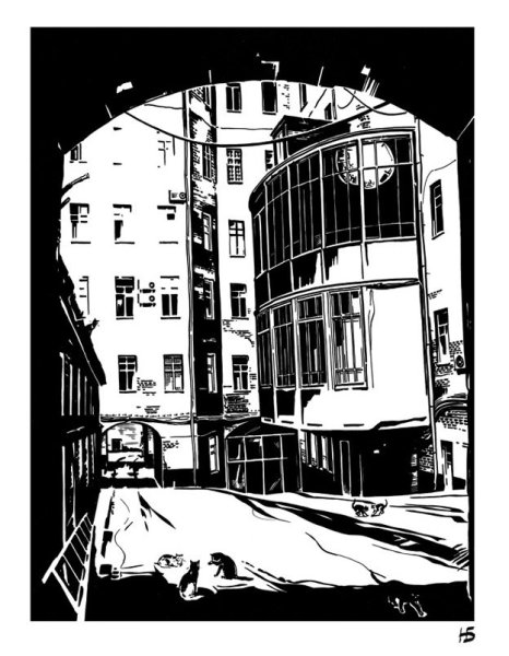 Город тушью