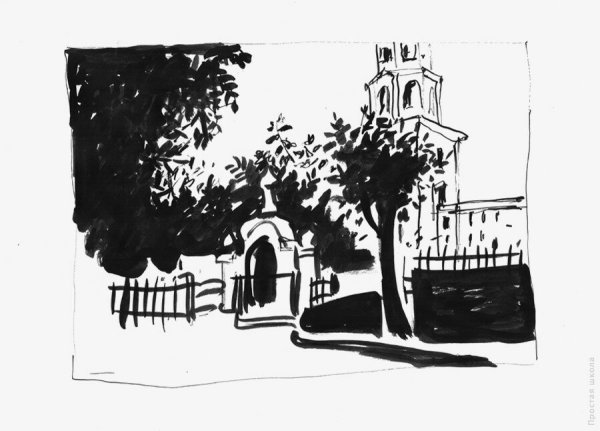 Пленэрные зарисовки Питера