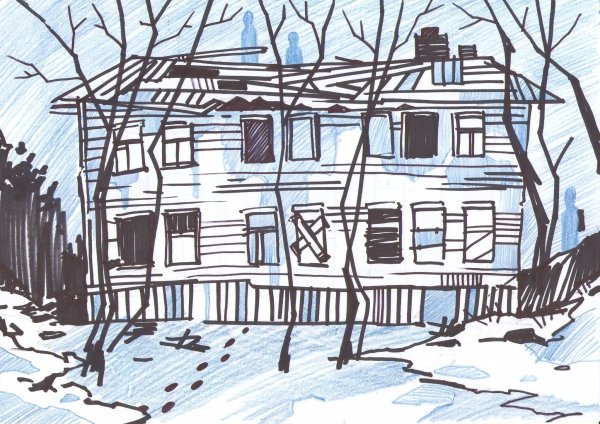 Пленэрные зарисовки архитектуры