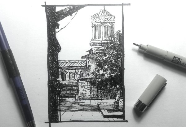 Композиция город