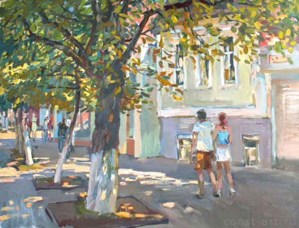 Городской пейзаж Дмитрия Лёвина