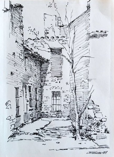 Архитектурные Наброски тушью