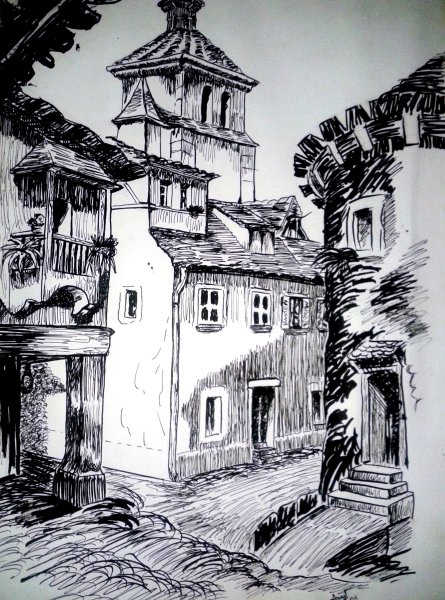 Графика тушью