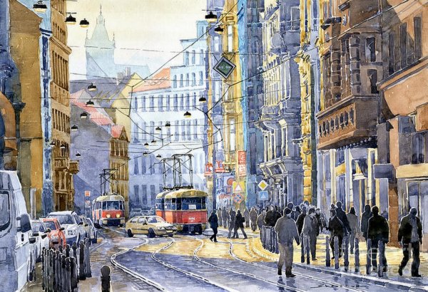 Александр Болотов картины Париж