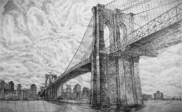 Бруклинский мост Графика