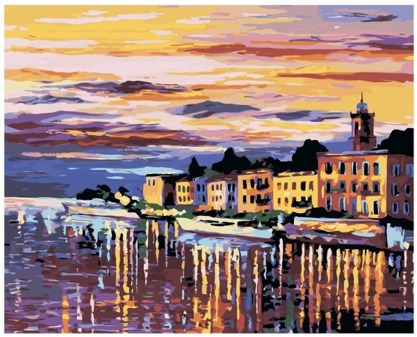 Озеро Комо Белладжио картина