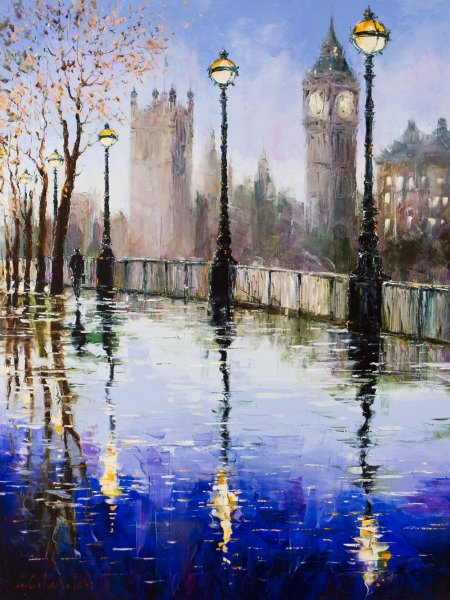 Марек Ланговский картины пейзажи