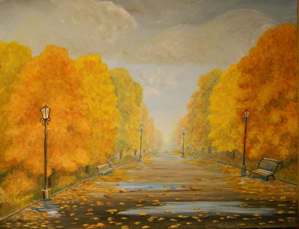 Городской пейзаж в перспективе