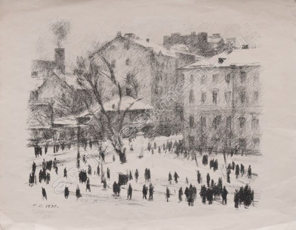 Георгий Семёнович Верейский офорт